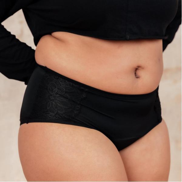 Lenjerie intimă absorbantă Nixi Body cu talie înaltă pentru scurgeri, mărime M