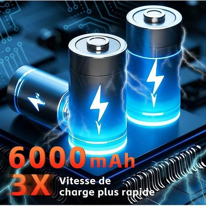 Aspirateur Portatif- 18000Pa 4 in 1 - Aspirateur Voiture Affichage LED - 3 Vitesses 80,000U/min - Maison, Voiture, Bureau