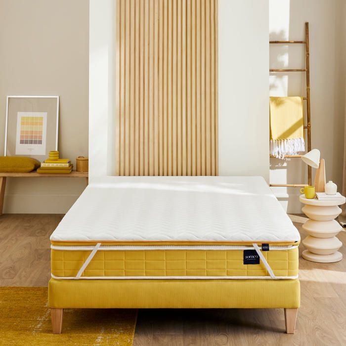 Surmatelas mousse 90x190 ferme Someo Aurore