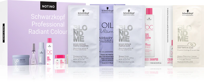 Beauty Discovery Box Notino Schwarzkopf Radiant Colour zestaw