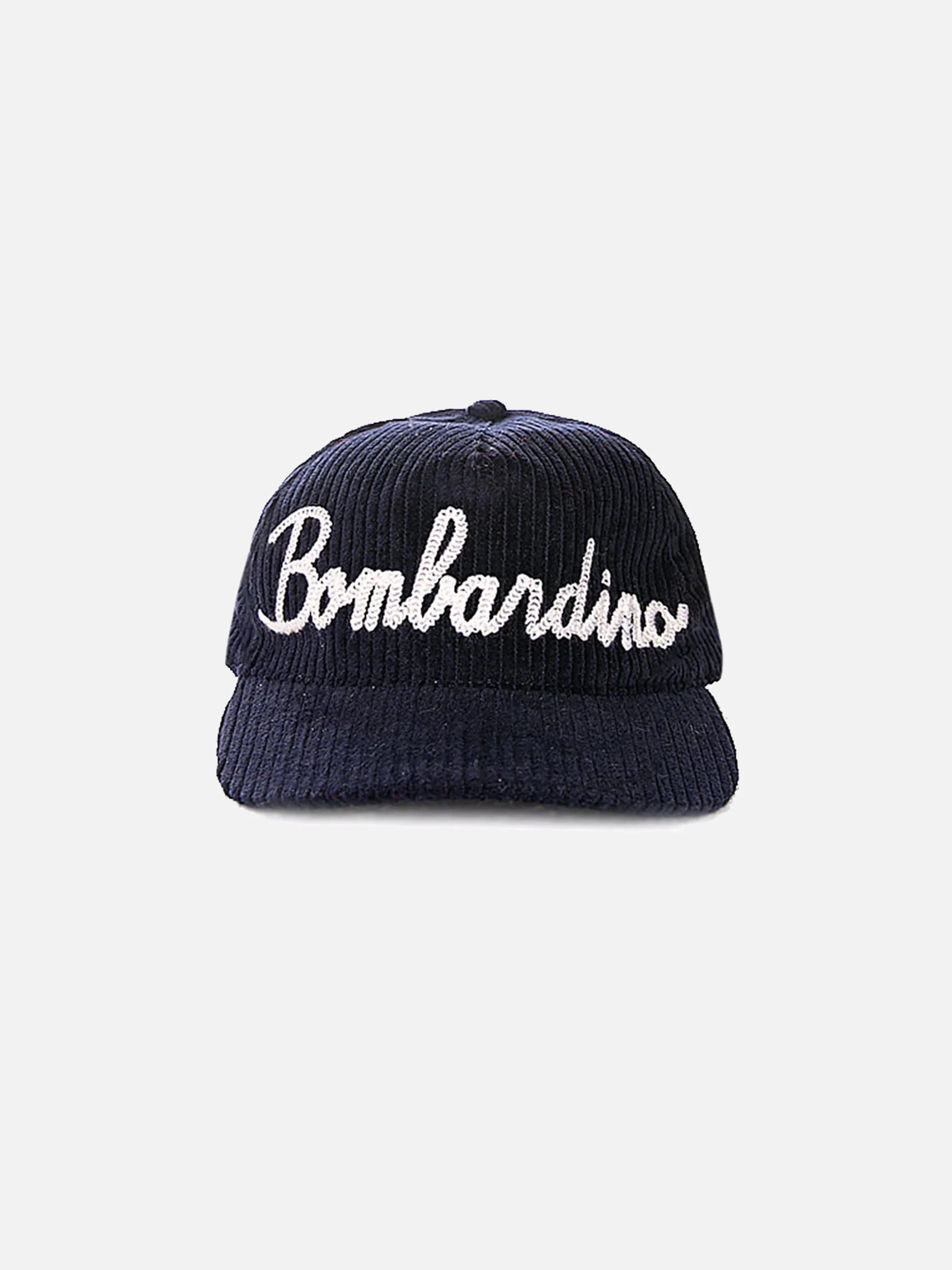 Corduroy baseballpet met Bombardino-borduurwerk
