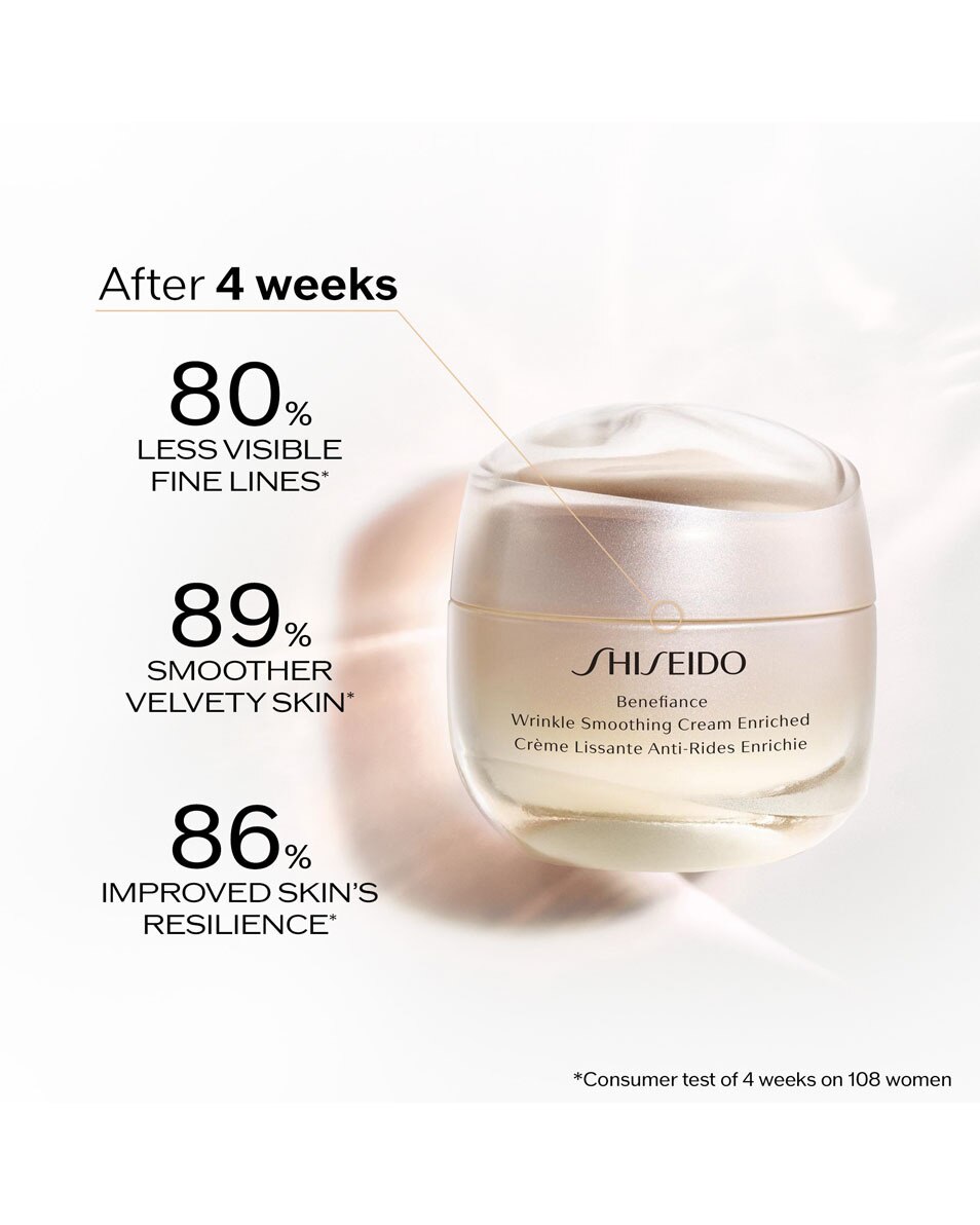 SHISEIDO BENEFIANCE WRINKLE SMOOTHING CREAM ENRICHED