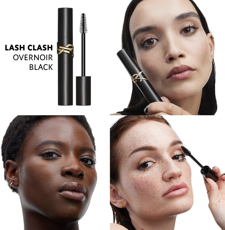 Máscara para cílios Yves Saint Laurent Lash Clash Extreme Volume para máximo volume.