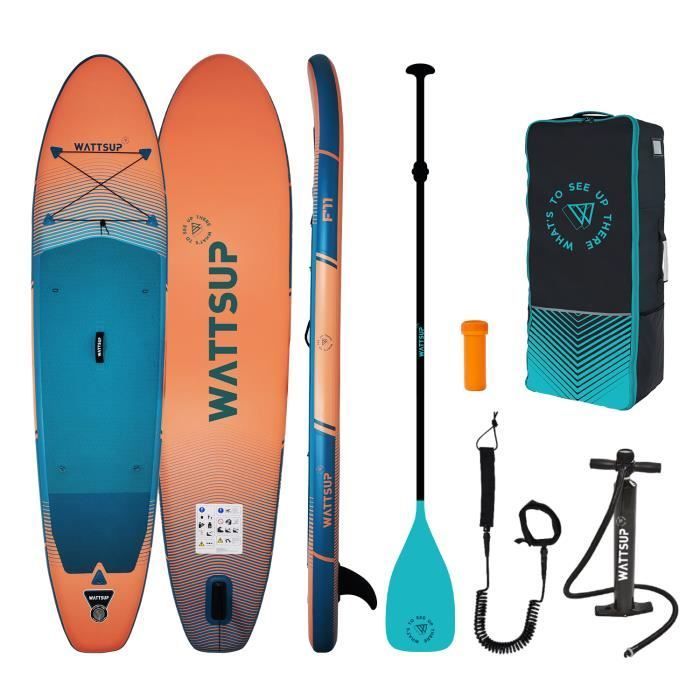 Tavola da paddle gonfiabile - W WATTSUP - F11 - 335 cm - 81 cm - 15 cm - 150 kg