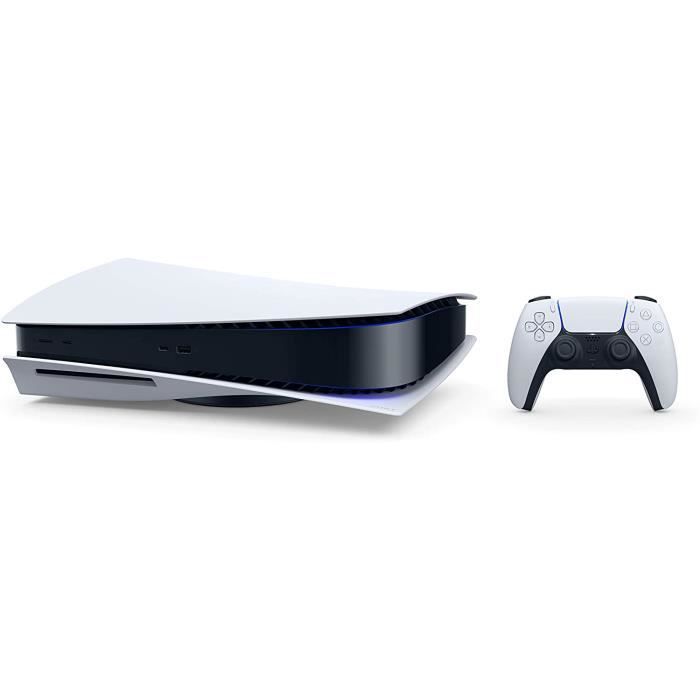 Sony PlayStation 5 PS5 Console - Standard Edition, 825GB SSD, 60FPS, 4K, HDR (With disc drive) + Assassin's Creed Valhalla (PS4/PS5)