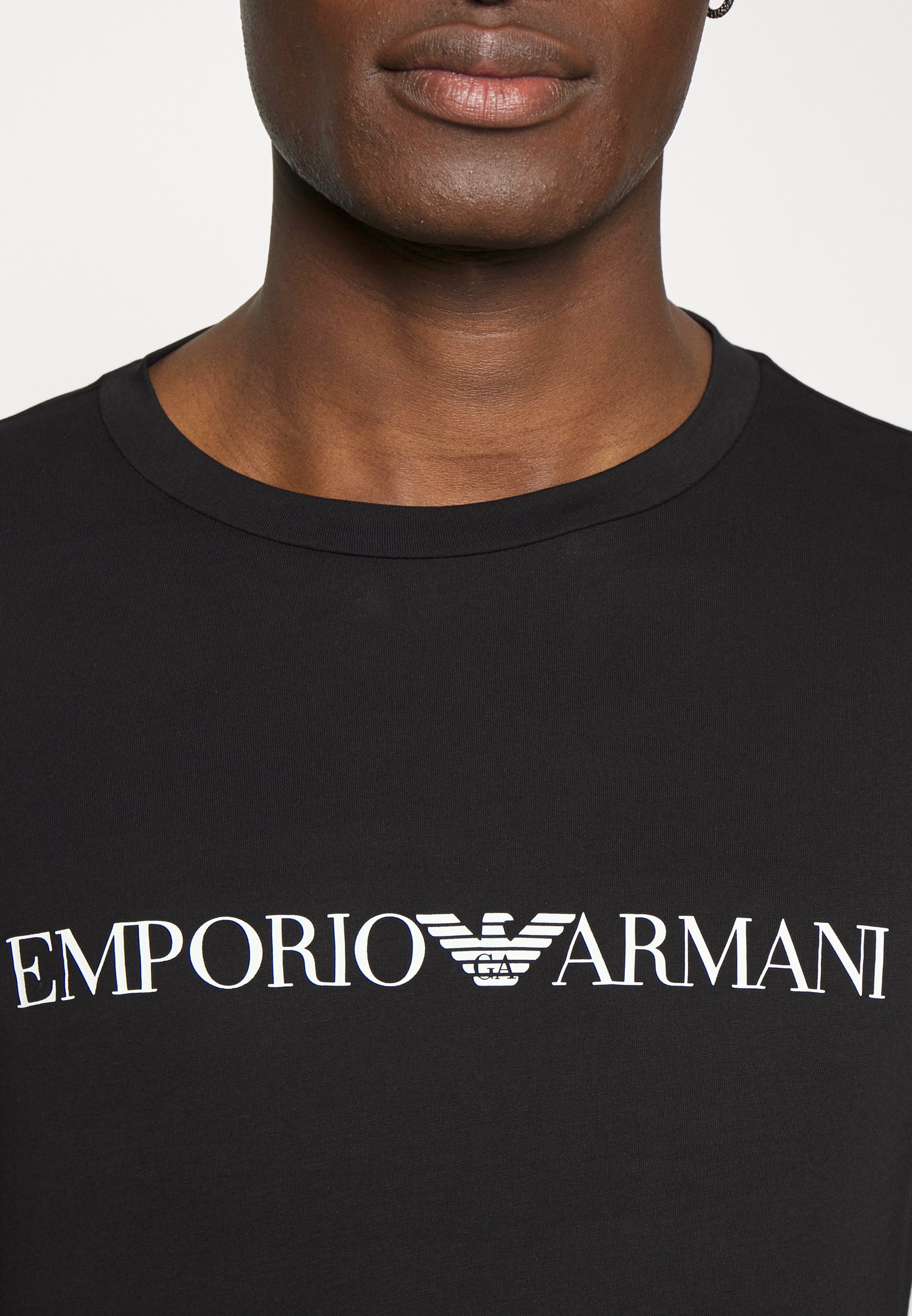 Emporio Armani Bluzka z długim rękawem - nero
