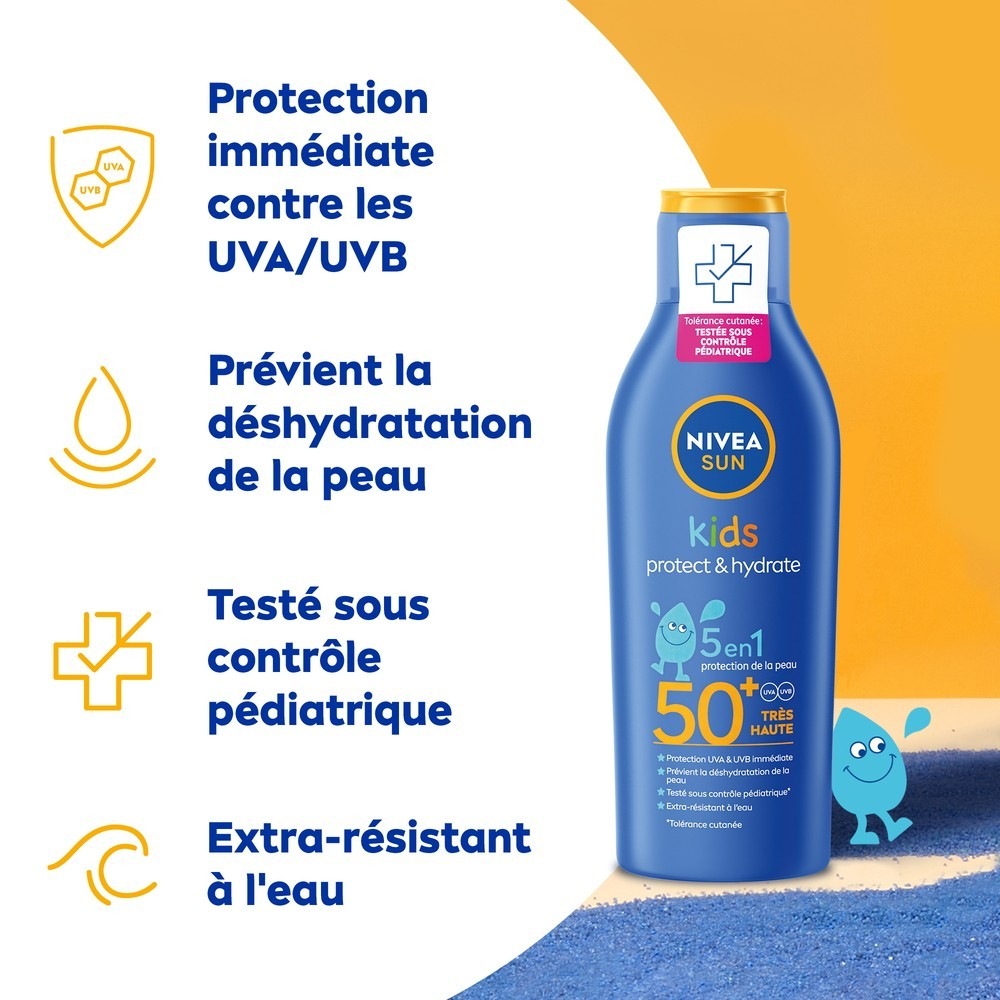 NIVEA Protection solaire Enfants Lait hydratant FPS50+