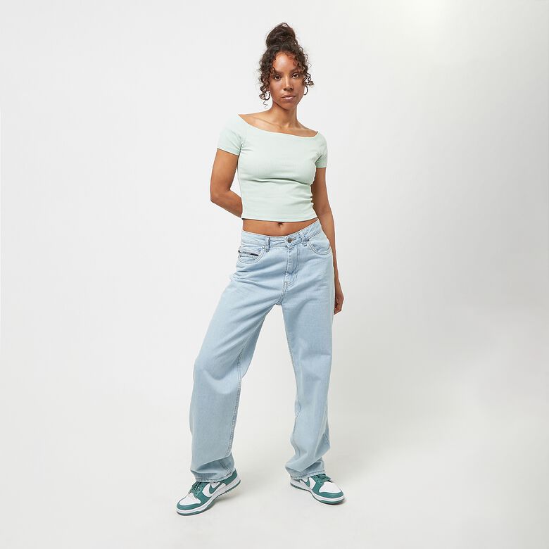 T-shirt côtelé bio pour femme