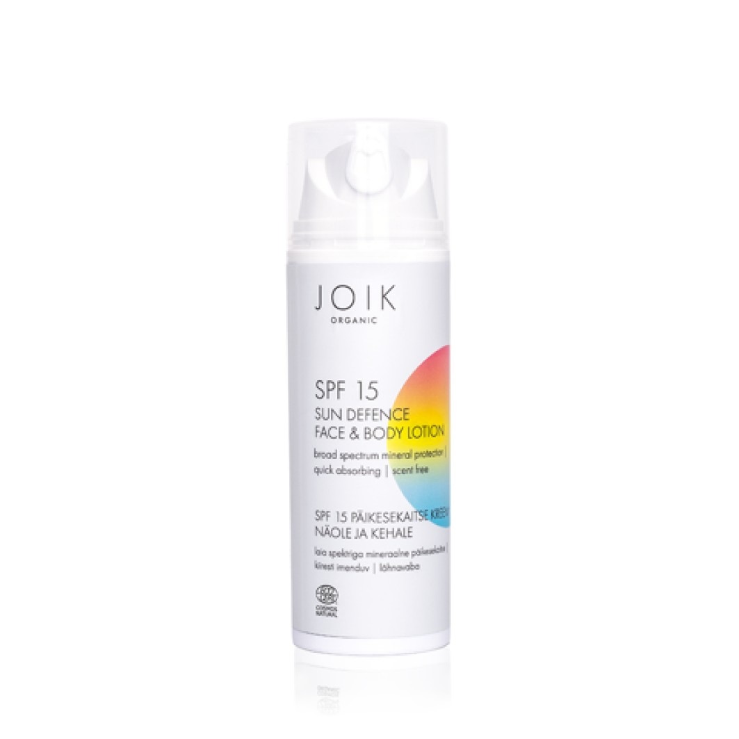 Loción corporal y facial Joik con FPS 15 - 150 ml