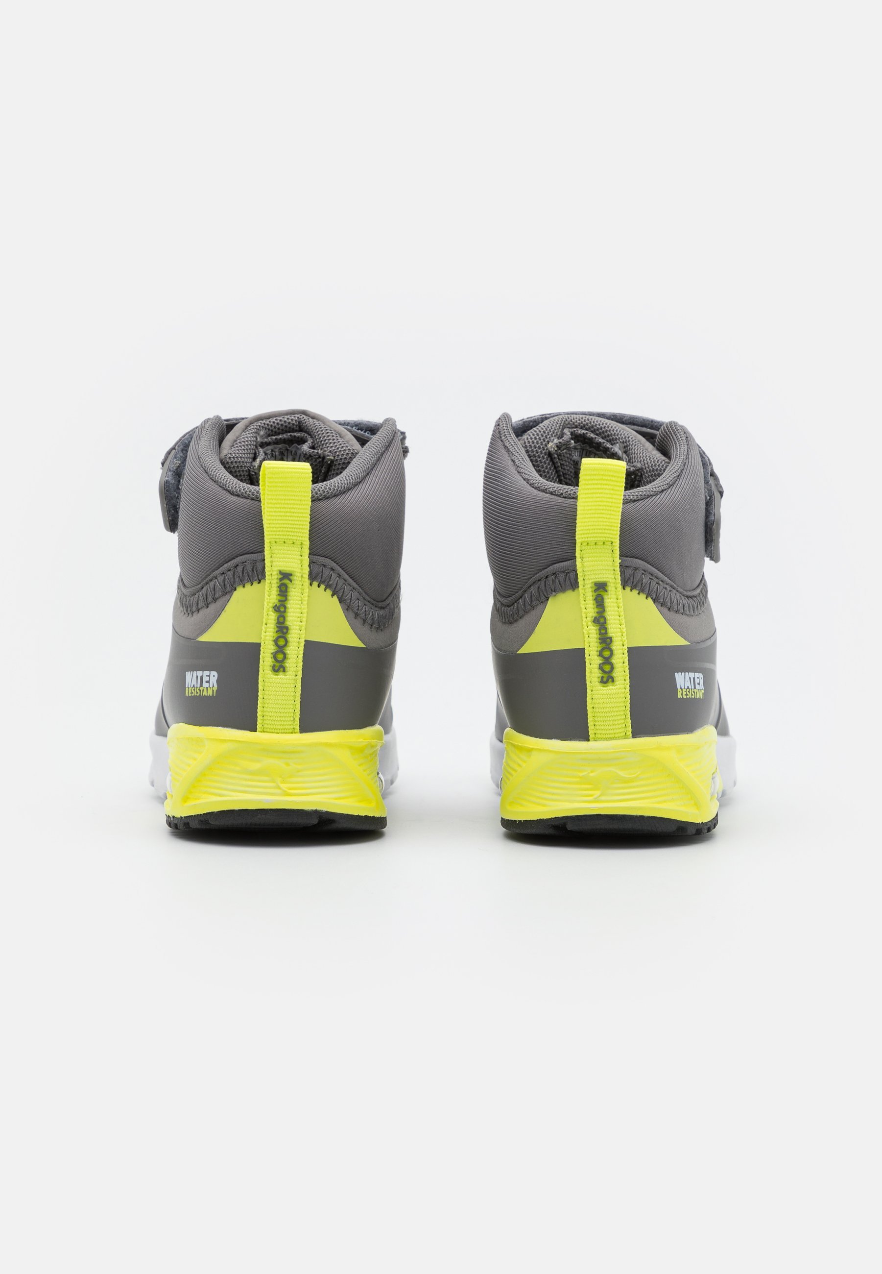 KangaROOS HYDRO UNISEX - Hoge sneakers - Ultimate Grey/Limetje