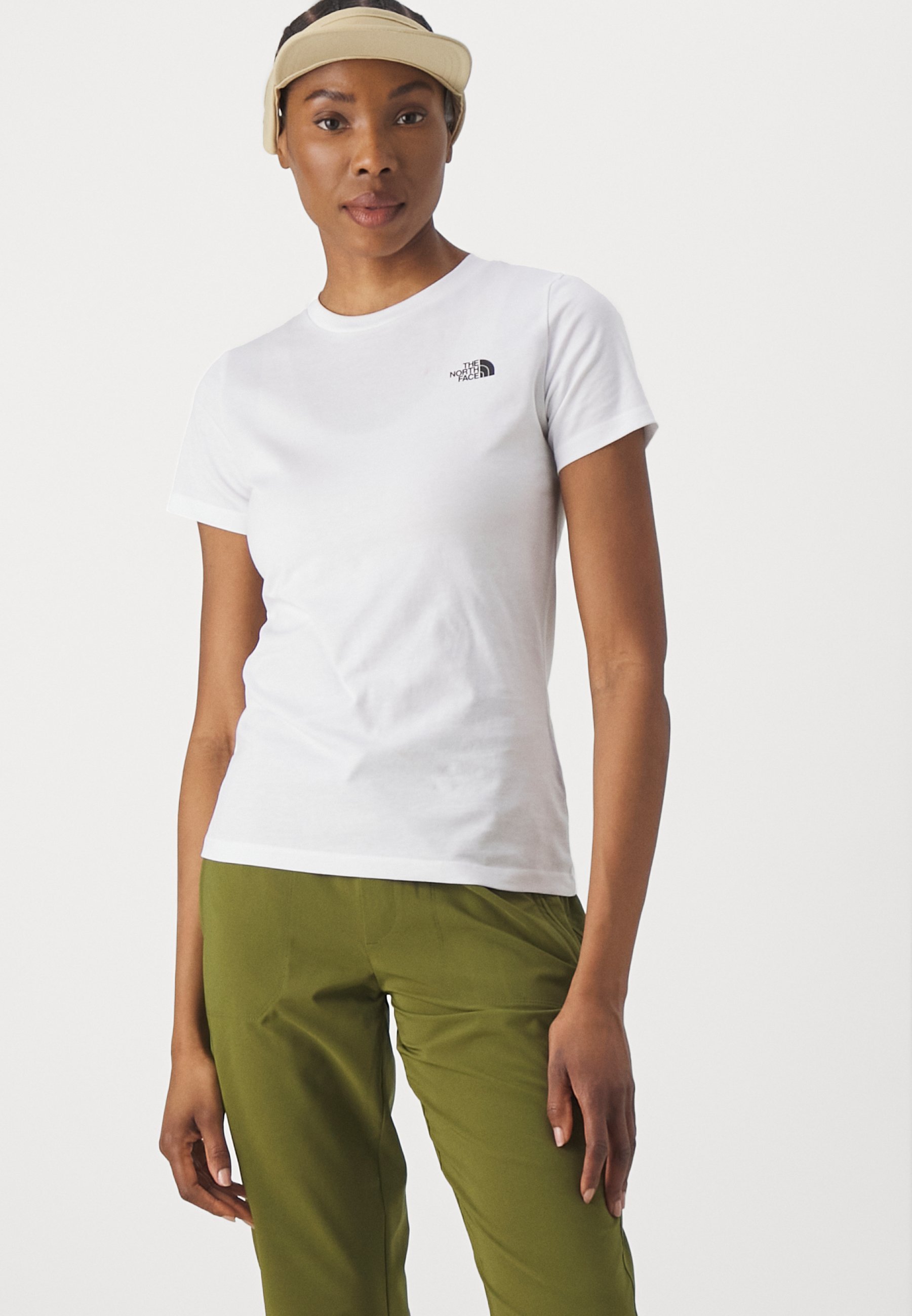 The North Face W SS SD SLIM TEE - Basic T-shirt - wit