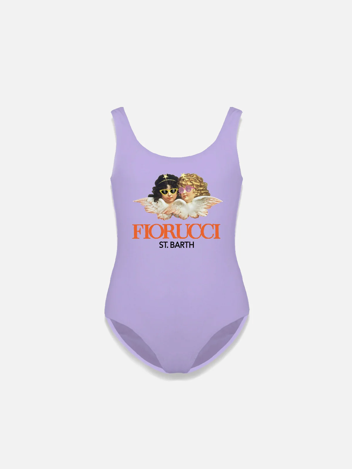 Meisjesbadpak uit één stuk met Fiorucci-print | FIORUCCI SPECIALE EDITIE