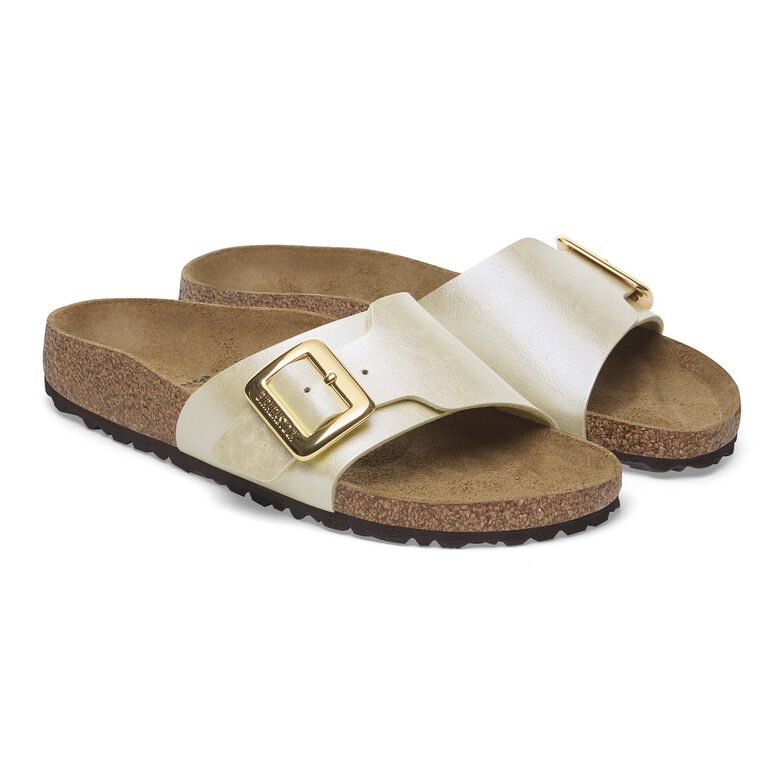 Catalina Cushion Buckle Birko-Flor - Graceful Pearl White Graceful Pearl White