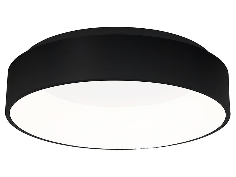Plafon LED 24W/1680LM/4000K/IP20 czarno-biały metalowy Ohio
