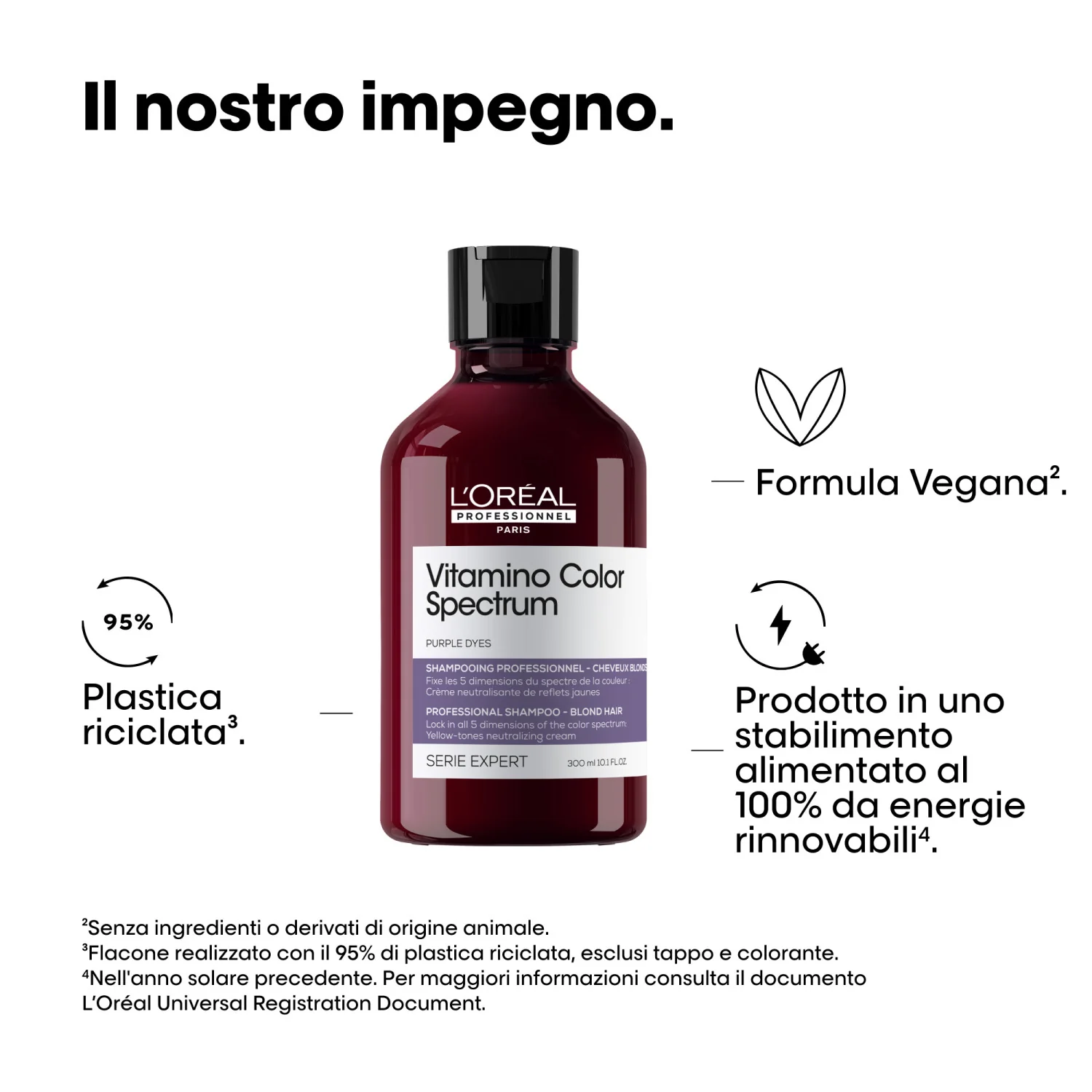 SERIE EXPERT New Vitamino Color Spectrum Shampoo Purple Dyes - Shampoo Protezione Colore