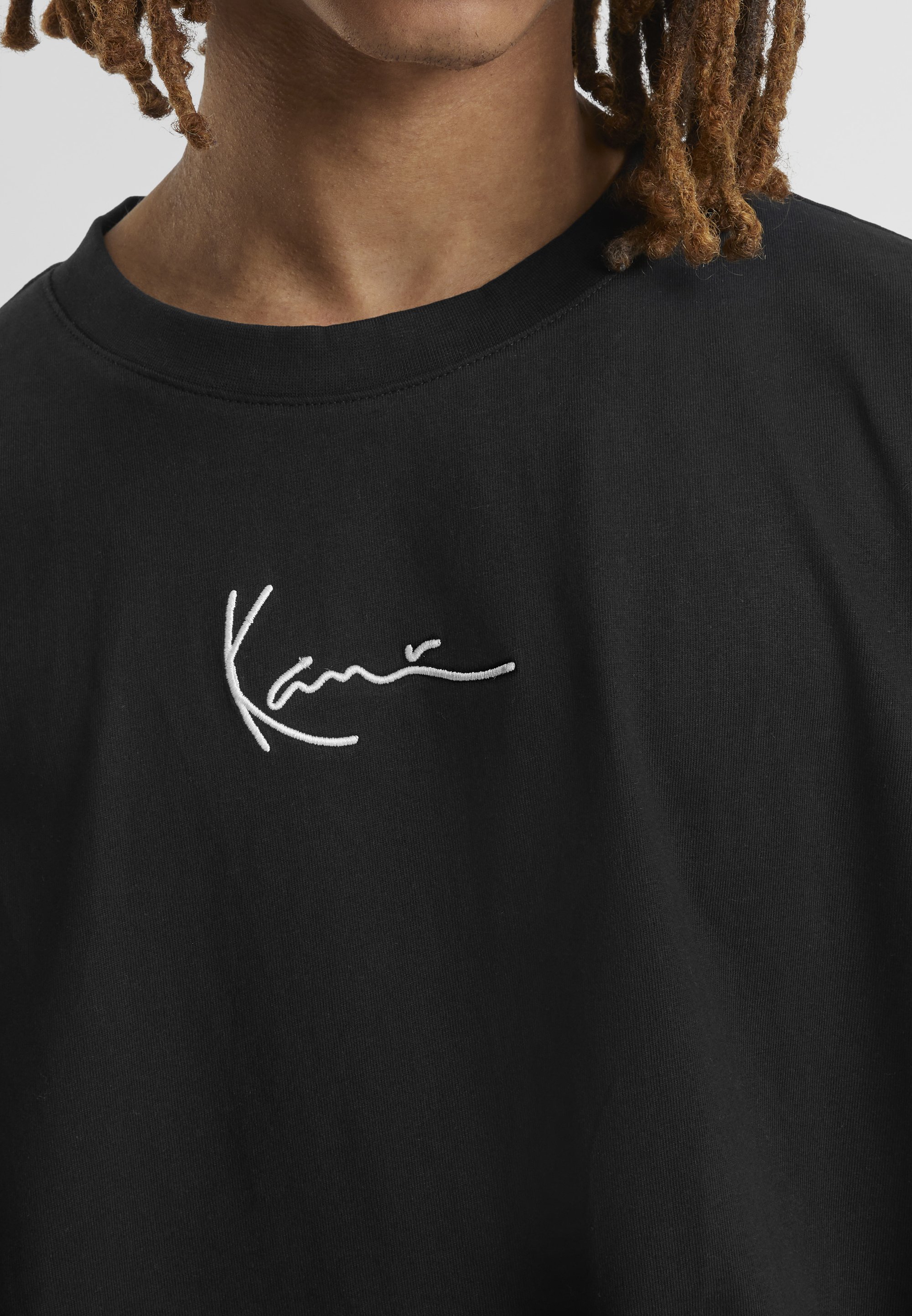 Karl Kani SIGNATURE TEE - Basic T-Shirt - schwarz