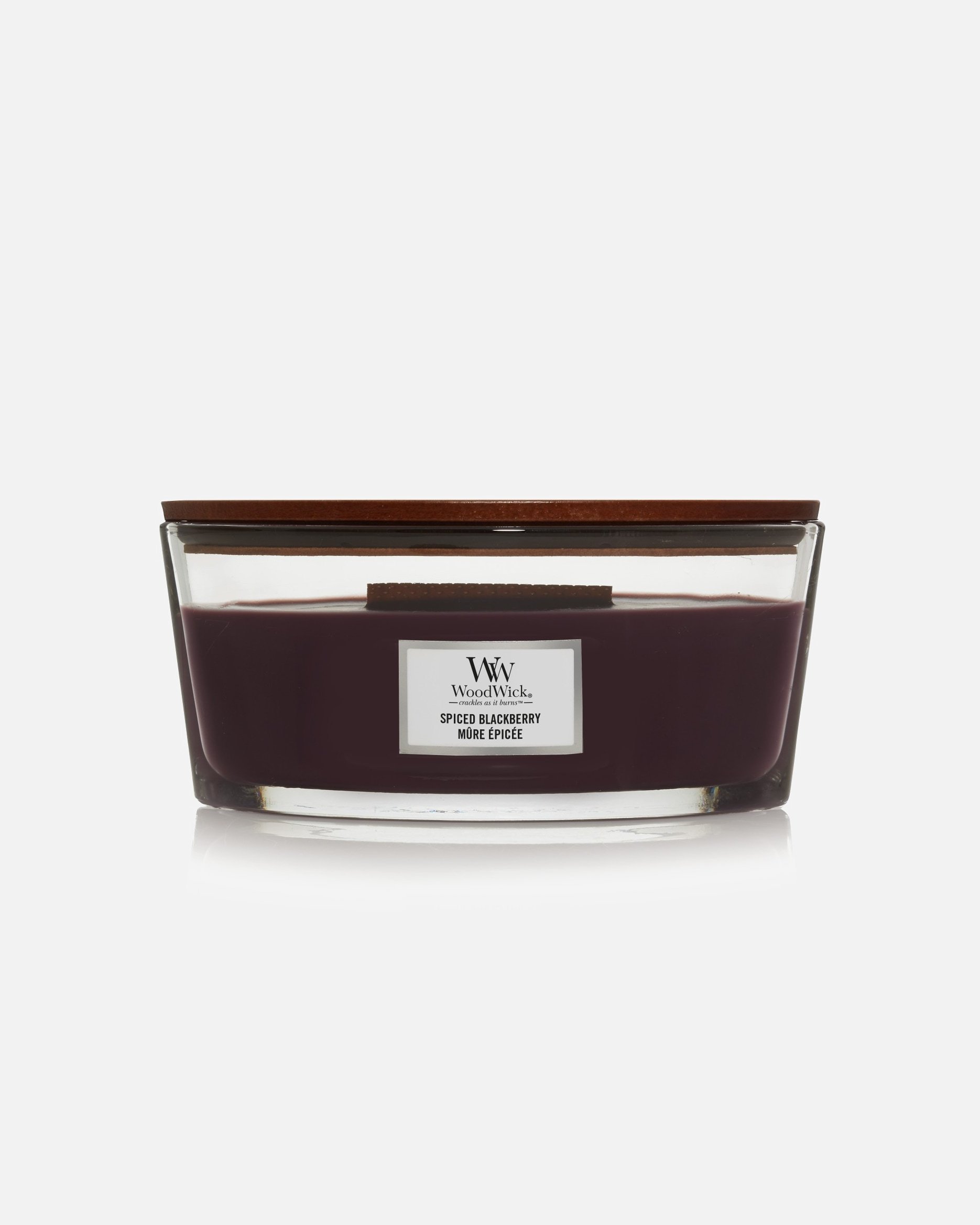 Aromātiskā svece WoodWick “Pikantā kazene” – 454 g