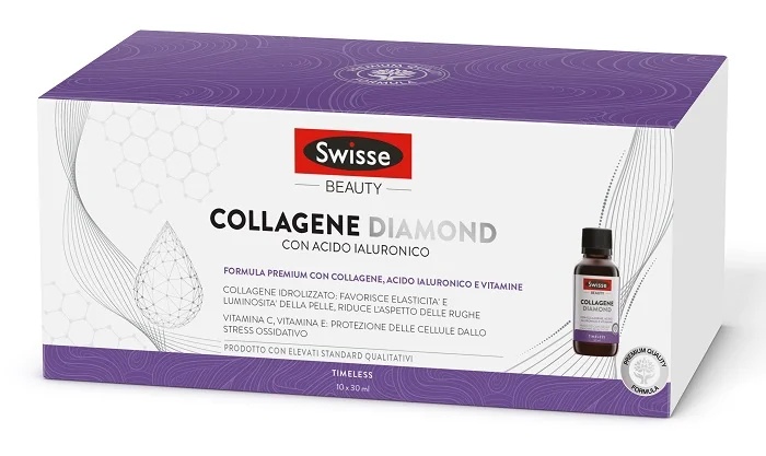 SWISSE Swisse Collagen Diamond 10 flessen Voedingssupplement met collageen en vitaminen