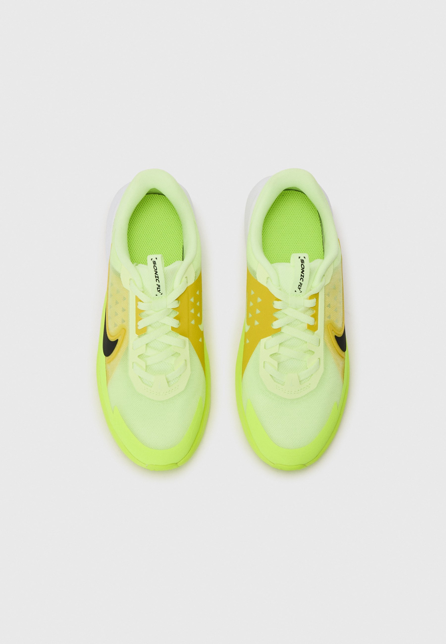 Nike Performance SONIC FLY - Hardloopschoenen voor op de weg - lichtgroen/zwart/citroen