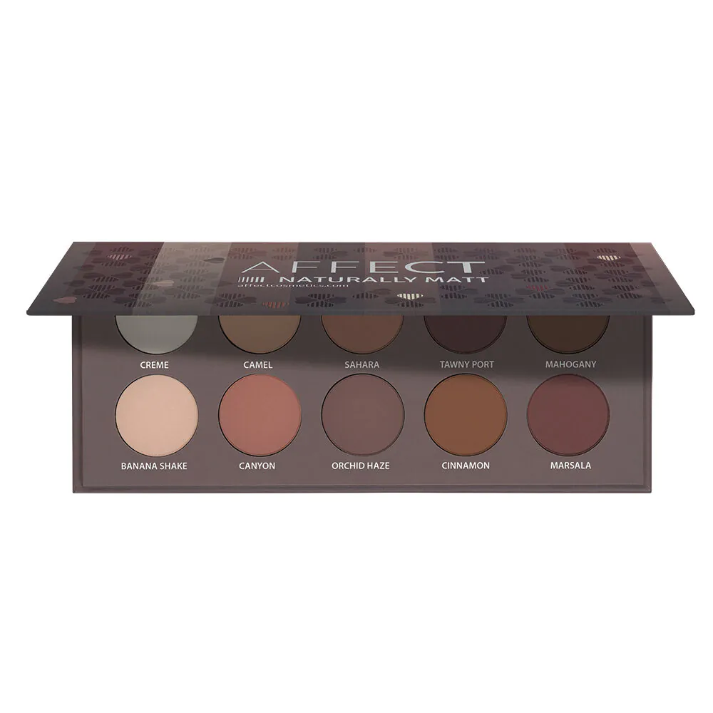 Affect Paleta Cieni Prasowanych Naturally Matt