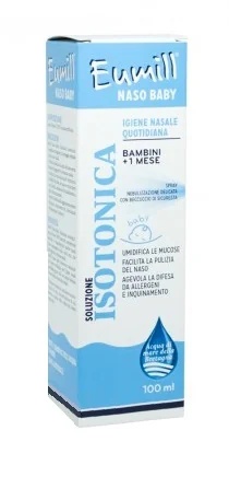 EUMILL Eumill Baby Nasenspray für Kinder ab 1 Monat, 100 ml isotonische Lösung
