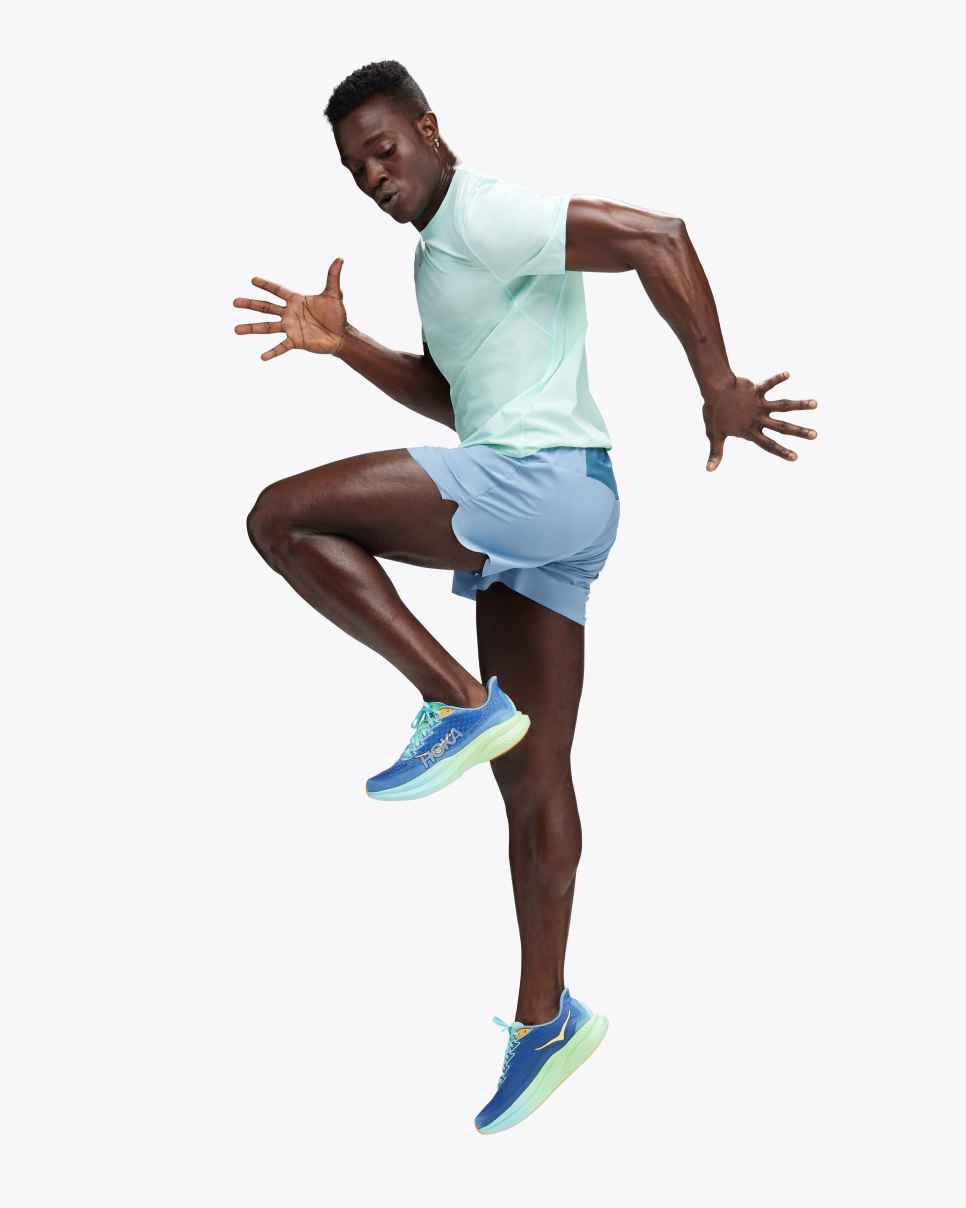 HOKA Glide 5-tommers Short with Brief Shadow