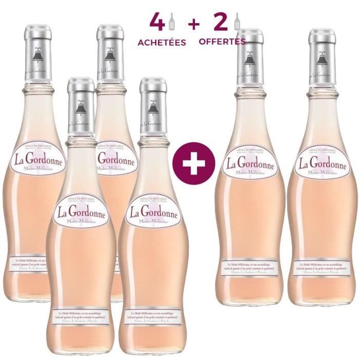 La Gordonne Multimillésime Côtes de Provence - Vino Rosado de Provenza x6