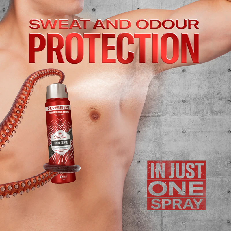 Antiperspirant v spreji Old Spice Night Power pre mužov