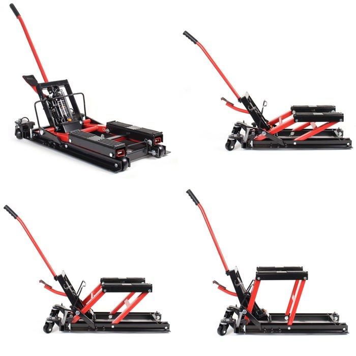 Plataforma elevadora para motocicletas de 680 kg, soporte de montaje para ATV y quads.