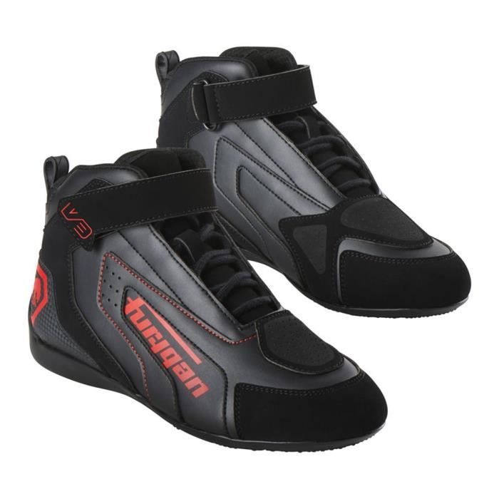 Botas de moto Furygan V3 - negro/rojo - talla 37