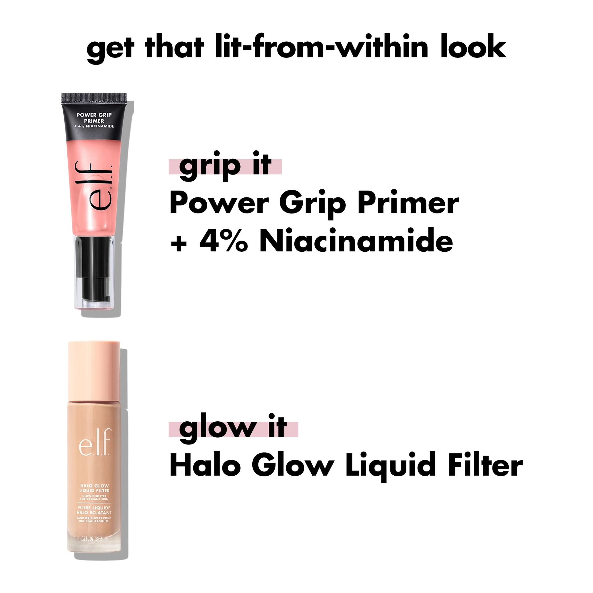 Power Grip Primer + Niacinamid - Elf