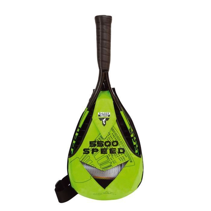 TALBOT TORRO Speed 5500 Badminton Racket - Aluminum - 56.5 cm long - 17.3 mm frame profile - 170 g - Durable string
