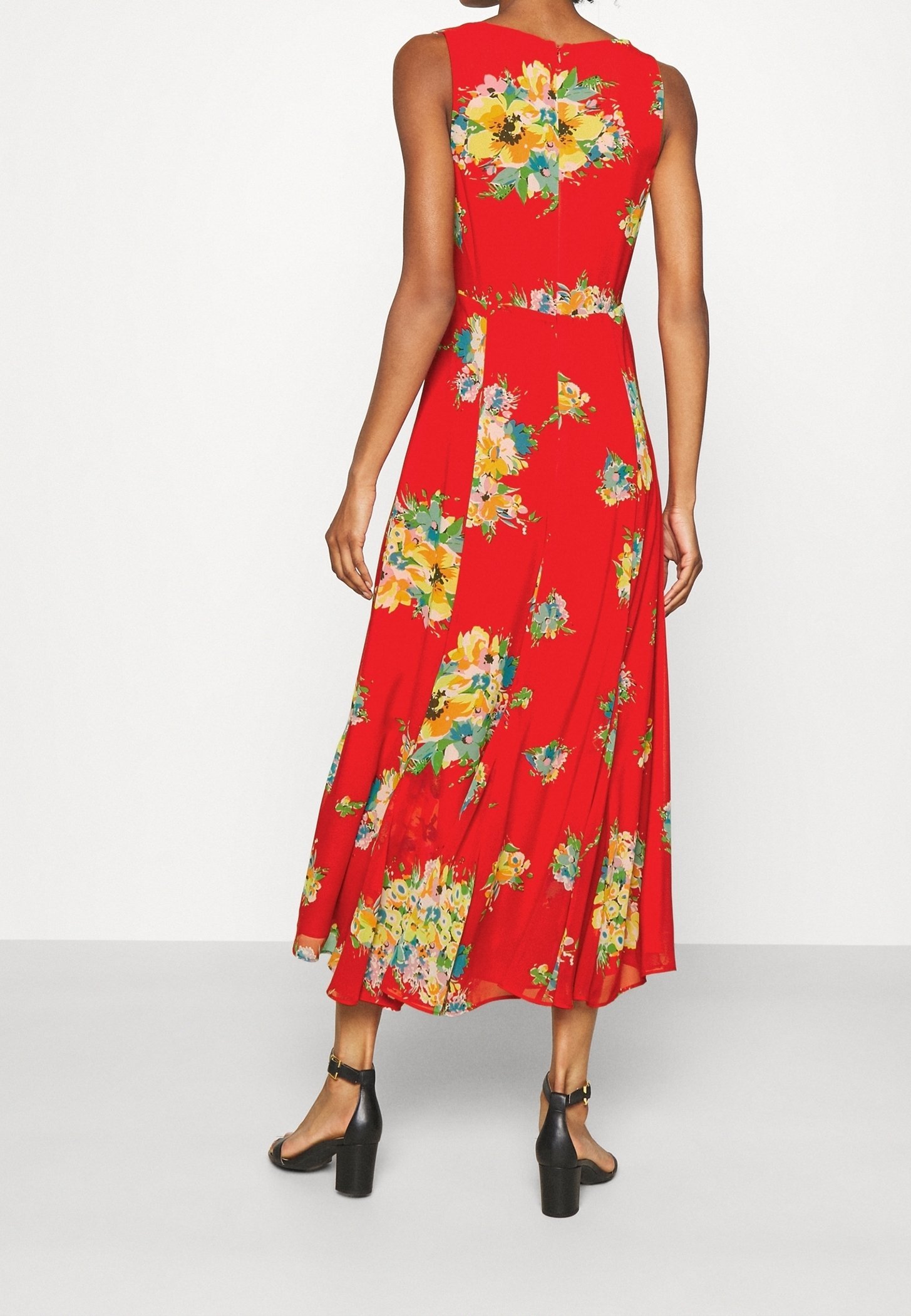 Maxi haljina Lauren Ralph Lauren - crvena