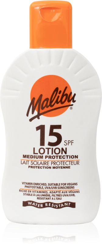 Malibu losjons ar vidēju aizsardzību pret SPF 15