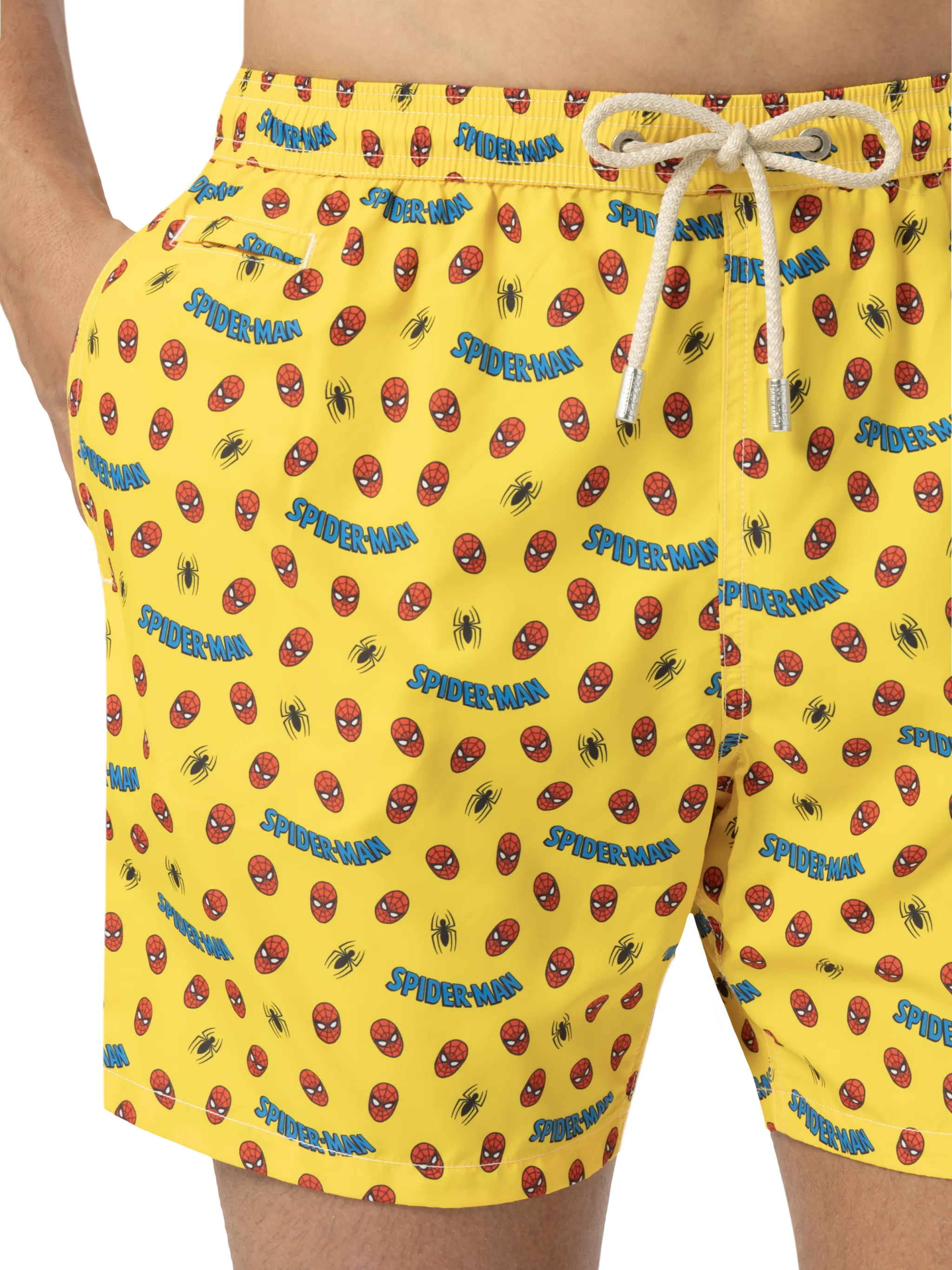 Zwempak met vederlichte look in lichtgewicht stof met Spiderman-print | MARVEL