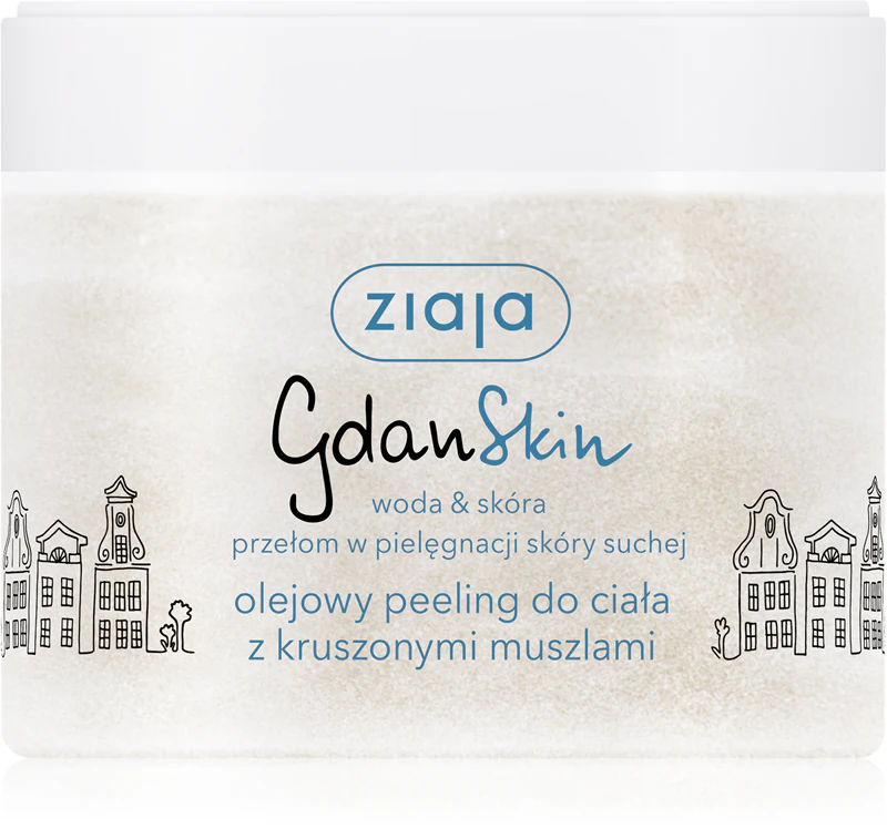 Ziaja Gdanskin olejový tělový peeling s drcenými mušlemi