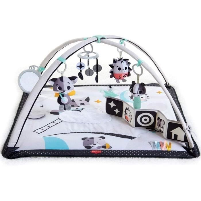 Tiny Love Gymini musikalsk babylegemåtte, design, sort-hvid kollektion, fra fødslen, 0m+, 93 x 85 x 49 cm