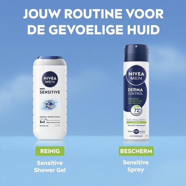 NIVEA Men Derma Control Sensitive антиперспирант спреј 150 мл