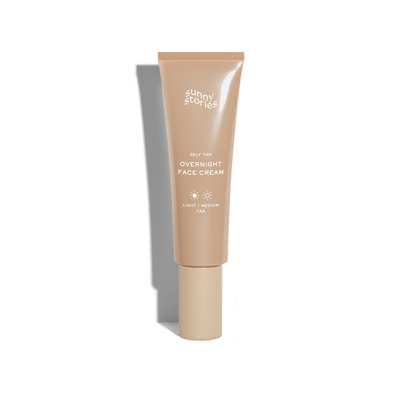 Cremă de față autobronzantă de noapte ușoară/medie 50 ml - Sunny Stories