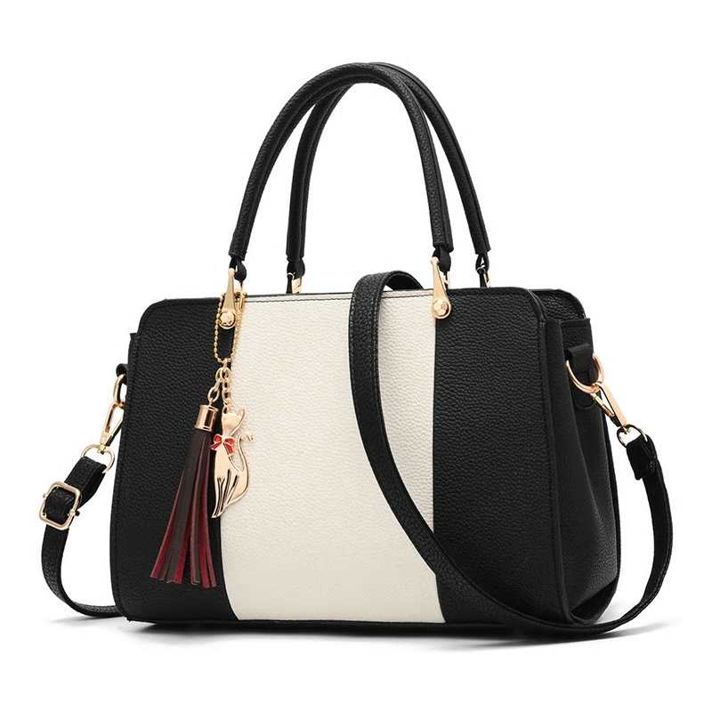 Sacs à bandoulière en cuir pour femmes, format moyen, avec poignée supérieure, marques célèbres pour femmes, sacs pour femmes