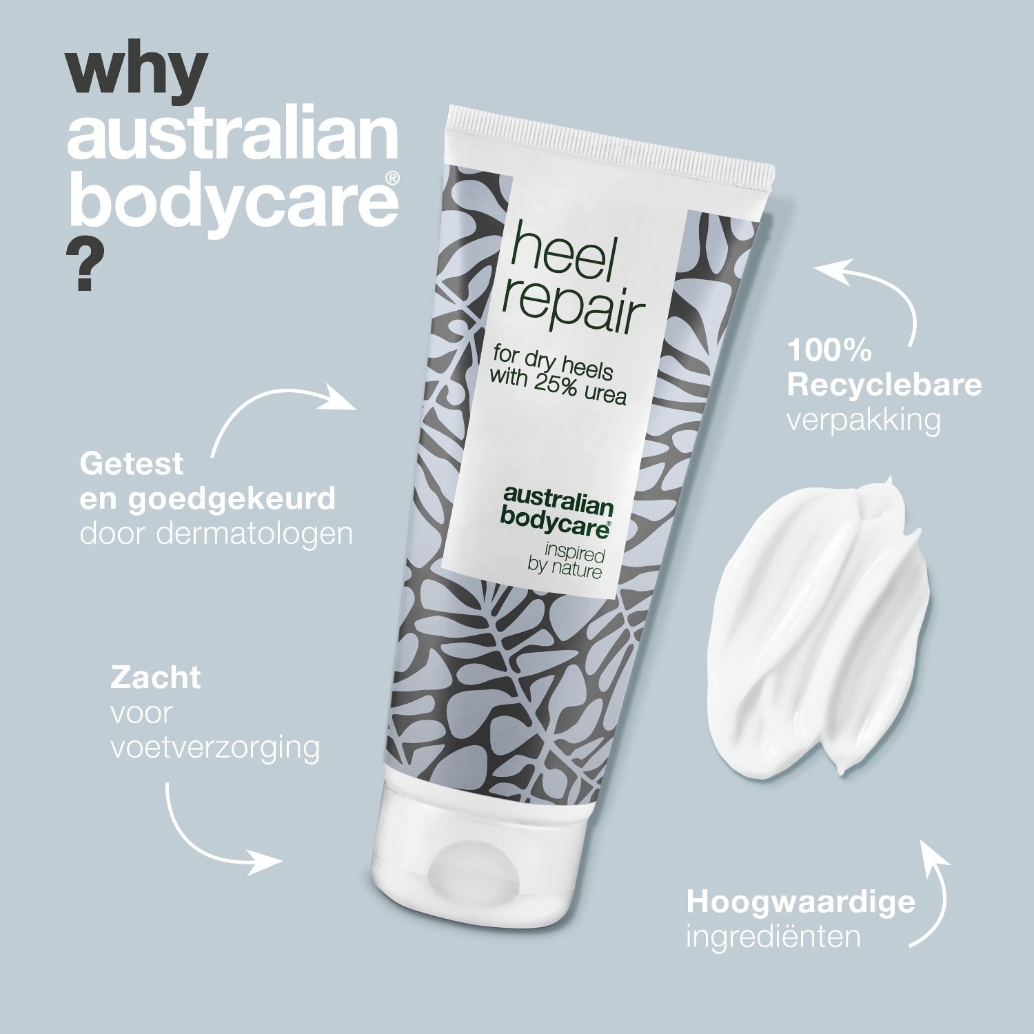 „Australian Bodycare“ pėdų kremas kulnams atkurti, 100 ml