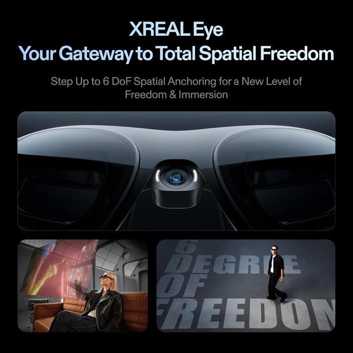 Occhiali per realtà aumentata - XREAL - One Pro L (66-75 mm) - Campo visivo di 57° - 120 Hz - Audio Bose