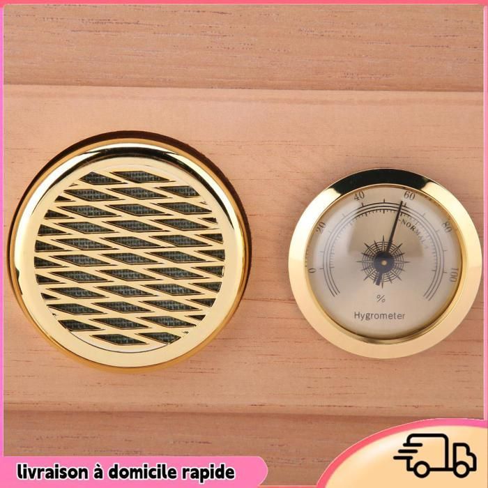 Dilwe Zigarrenkiste aus Holz, Vintage-Humidor, Mini-Zigarrenkiste aus Holz, Pfeifenetui, Marmor