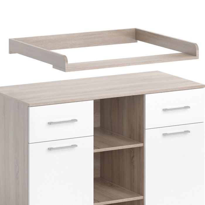 Commode à langer Leonie 113x109cm Sonoma Vicco 36685