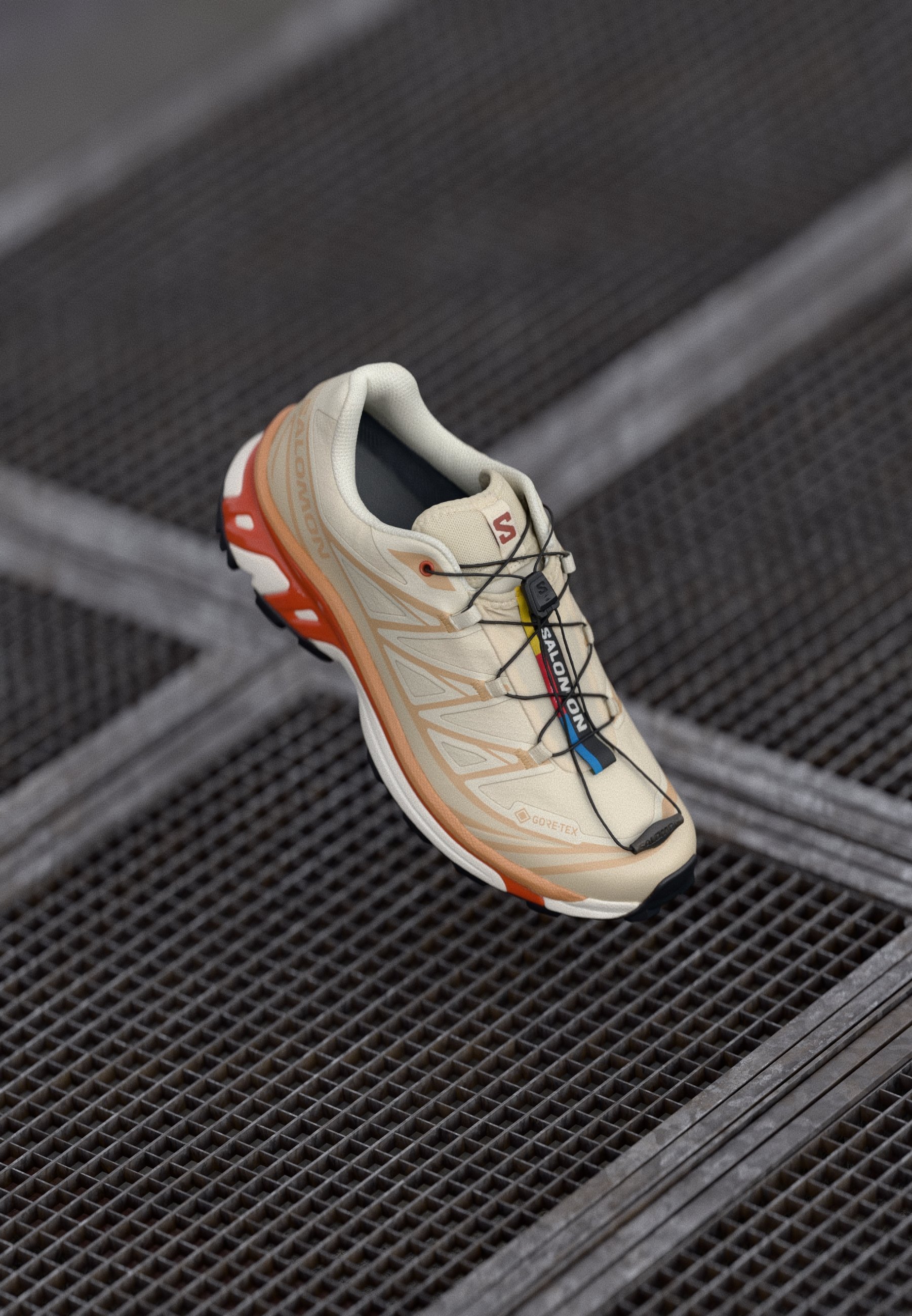 Salomon Sportstyle XT 6 GTX UNISEX - Sneakers - amandelmelk/zachte klei/gebrande oker