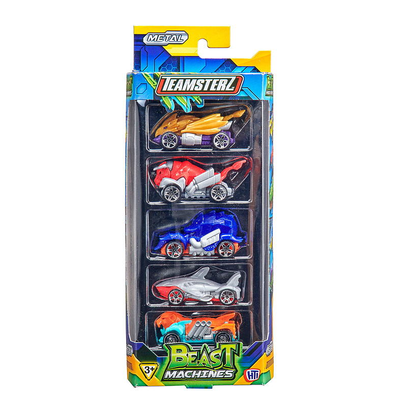 Teamsterz Bildjursmaskiner 5-pack, Teamsterz