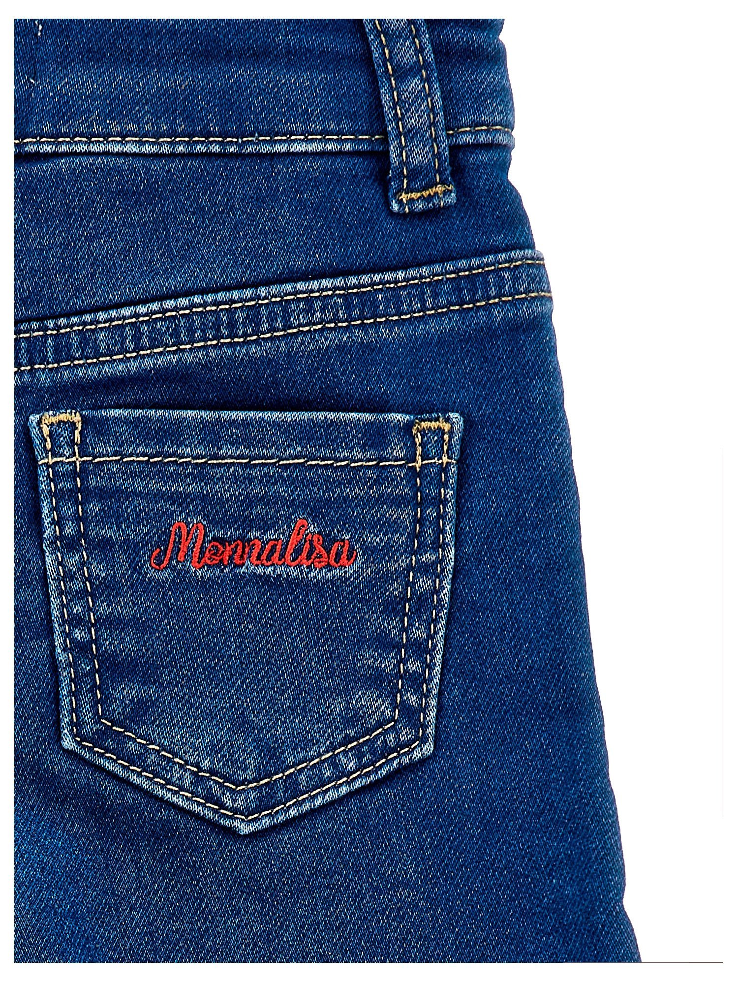 Monnalisa CON GALETTA - Straight leg jeans - blue stone denim