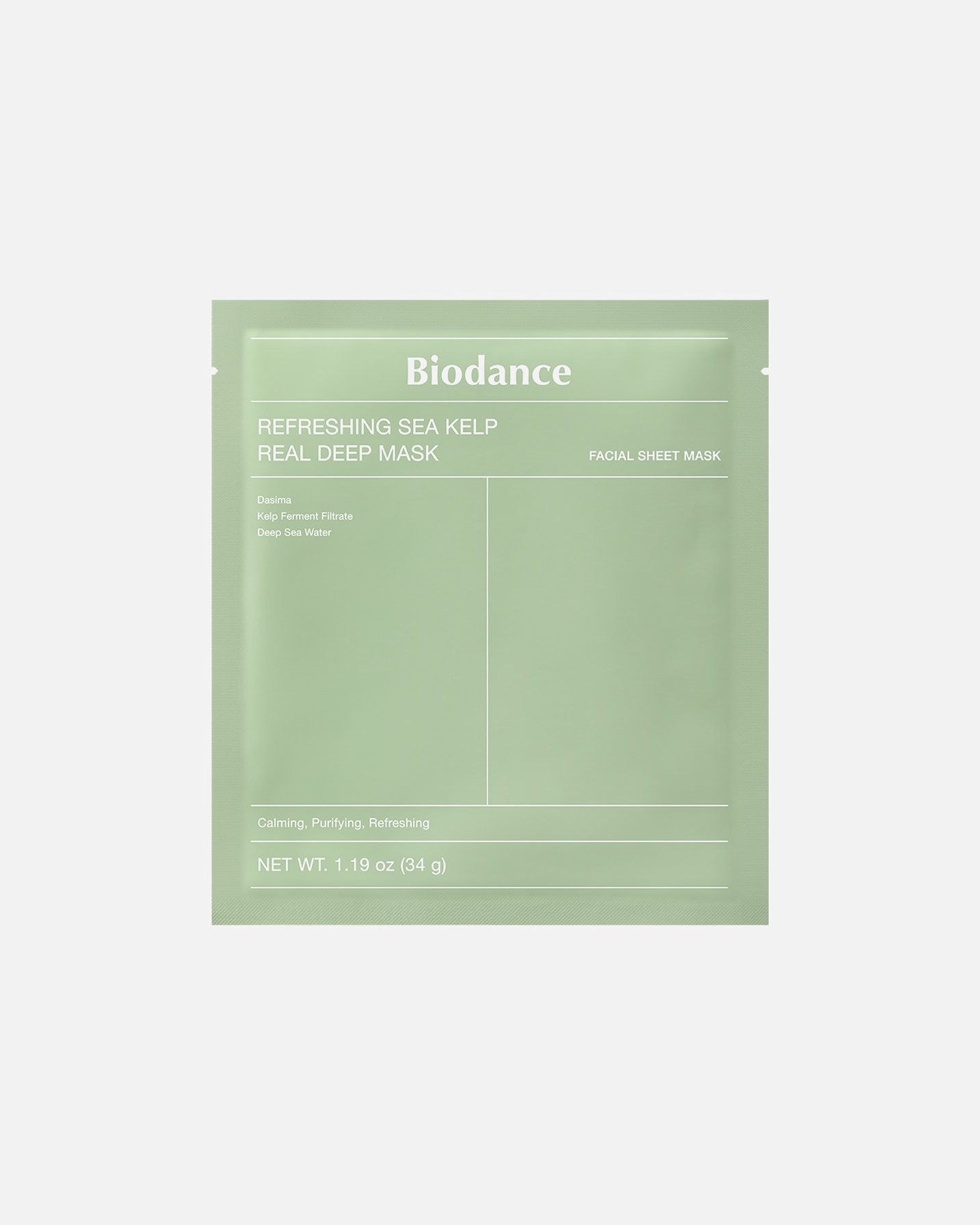 Biodance-kangasnaamio Radiant Vita Niacinamide Real Deep Mask - 34 g
