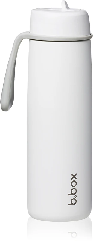 b.box Edelstahl-Thermosflasche mit Strohhalm