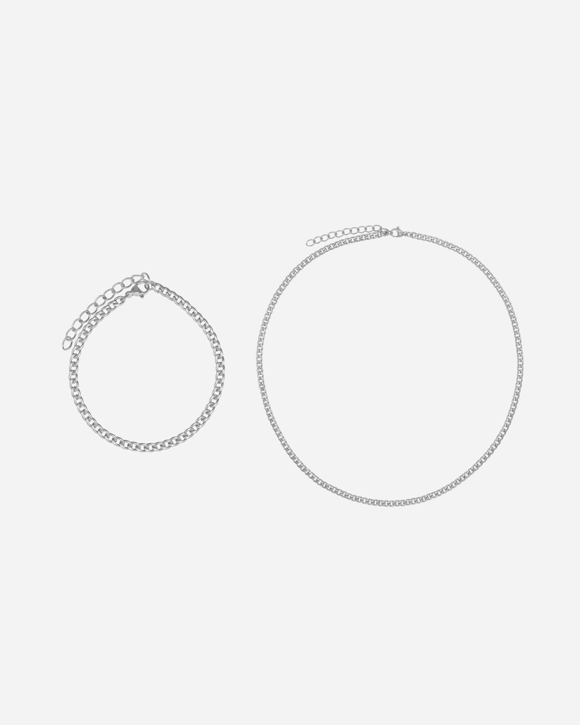 Heideman Set de bijoux Luana couleur argentée polie